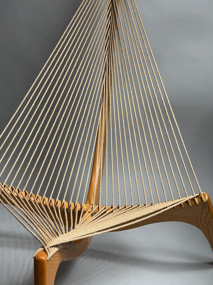 Harp Chair von Jørgen Høvelskov aus Eschenholz, Dänemark, 1960er