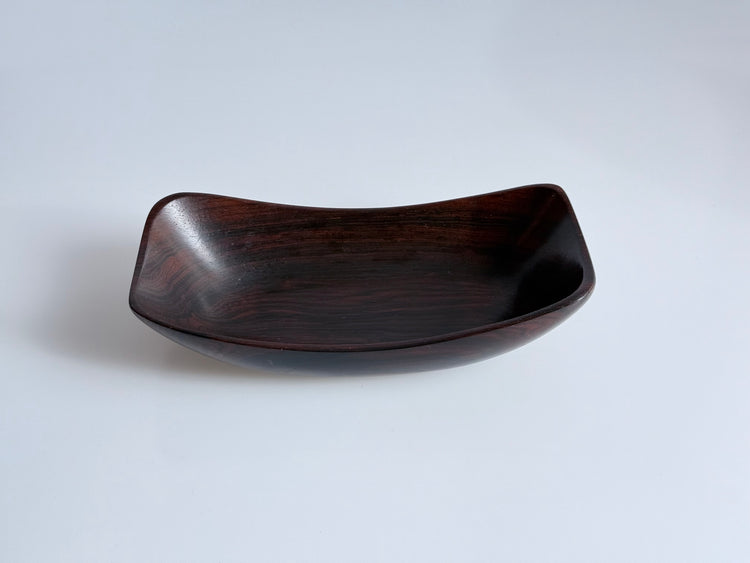 Rosewood bowl, handmade from Jacaranda wood, Brazil Wood Art