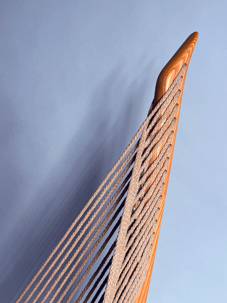 Harp Chair von Jørgen Høvelskov aus Eschenholz, Dänemark, 1960er