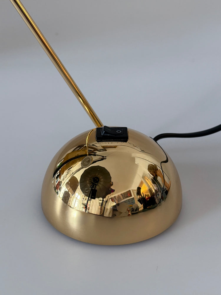 Sfera Lampe Alvaline Bologna Gold Italy 1980er