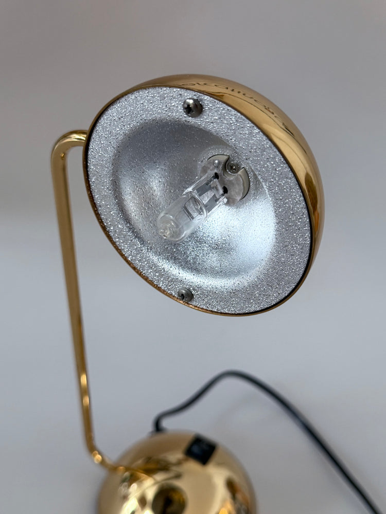 Sfera Lampe Alvaline Bologna Gold Italy 1980er