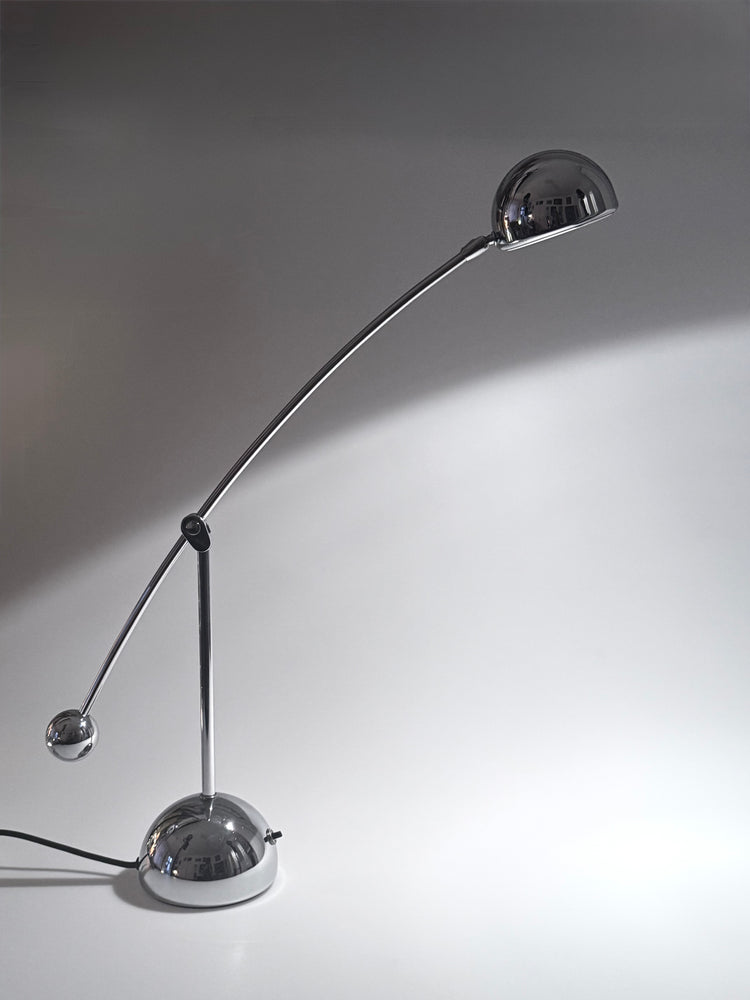 Verchromte Tischleuchte von Hustadtleuchten V3164/01 1970er