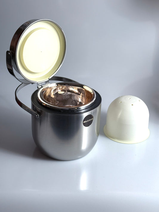 Eiskübel von Alessi, Entwurf Carlo Mazzeri und Anselmo Vitale, Italien 1970er