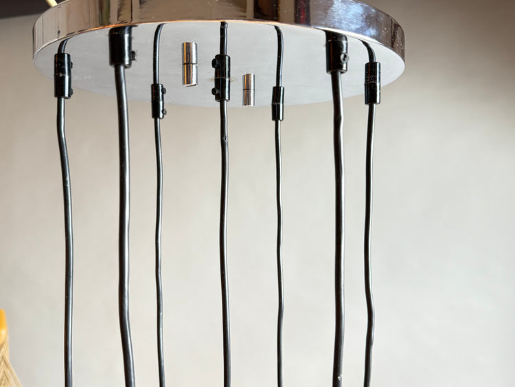 Kaskade Pendelleuchte von Doria Germany 1970er