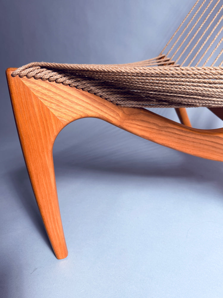 Harp Chair von Jørgen Høvelskov aus Eschenholz, Dänemark, 1960er