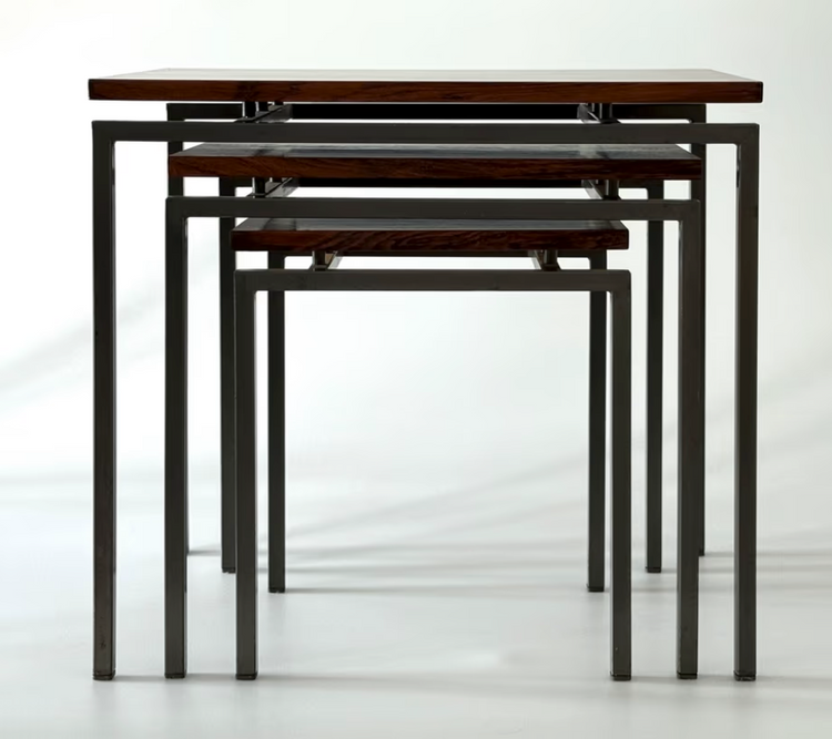 Pastoe Satztische Palisander Couchtisch Beistelltisch Minimalism C.Braakman