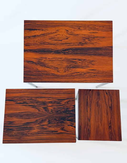 Pastoe Satztische Palisander Couchtisch Beistelltisch Minimalism C.Braakman