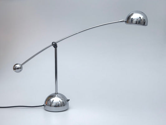 Verchromte Tischleuchte von Hustadtleuchten V3164/01 1970er