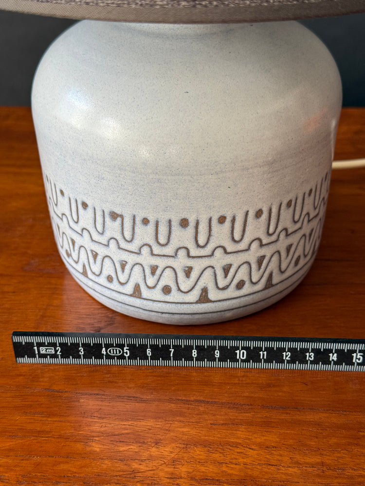 Paar Tischleuchten Lampen Studio Keramik Italy signiert 1970er