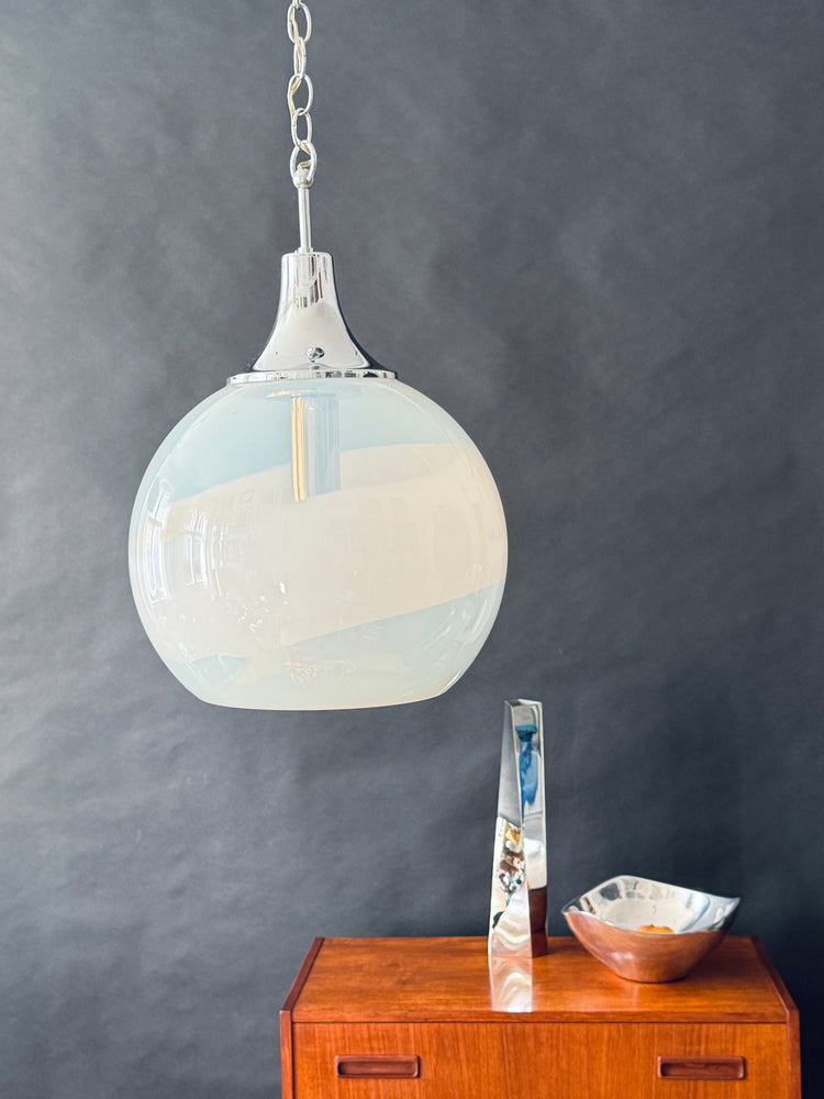 Pendelleuchte Lampe Murano Mazzega Nason Italy 1970er