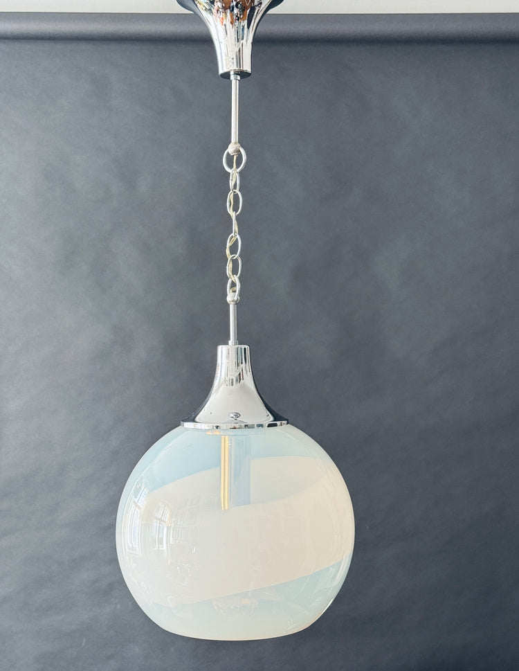 Pendelleuchte Lampe Murano Mazzega Nason Italy 1970er