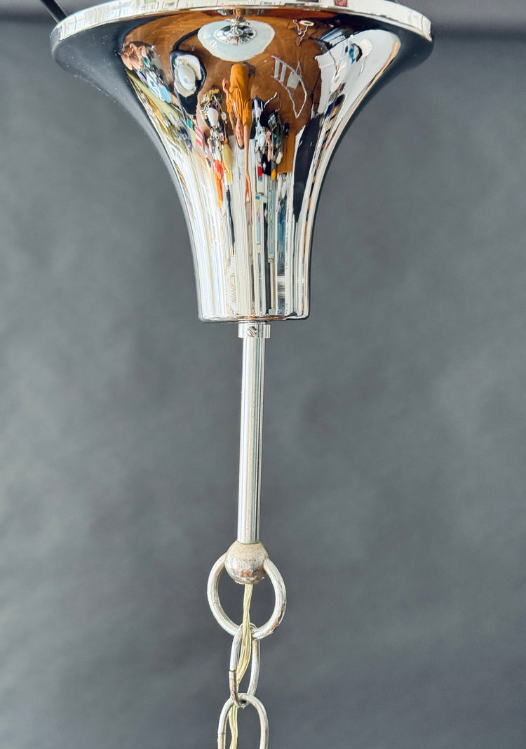 Pendelleuchte Lampe Murano Mazzega Nason Italy 1970er