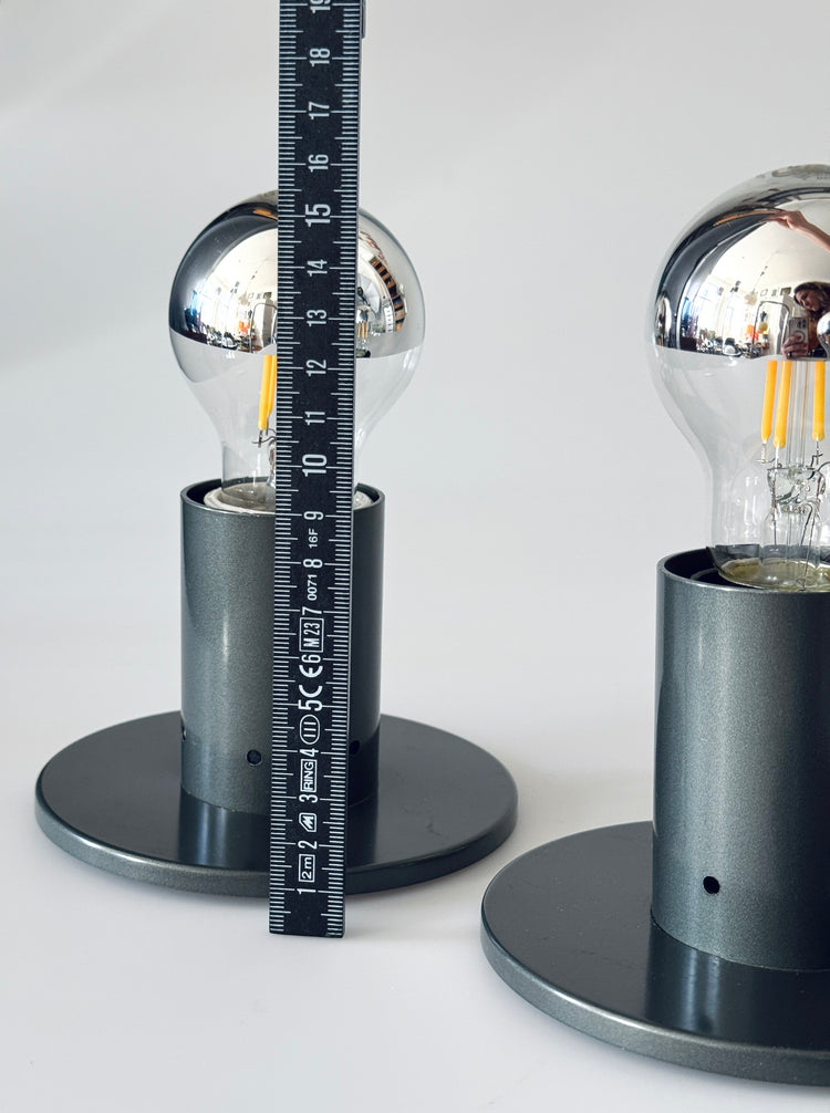 3er Set Wandleuchten Sergio Mazza für Quattrifoglio Italy italian modern minimalism 1970er