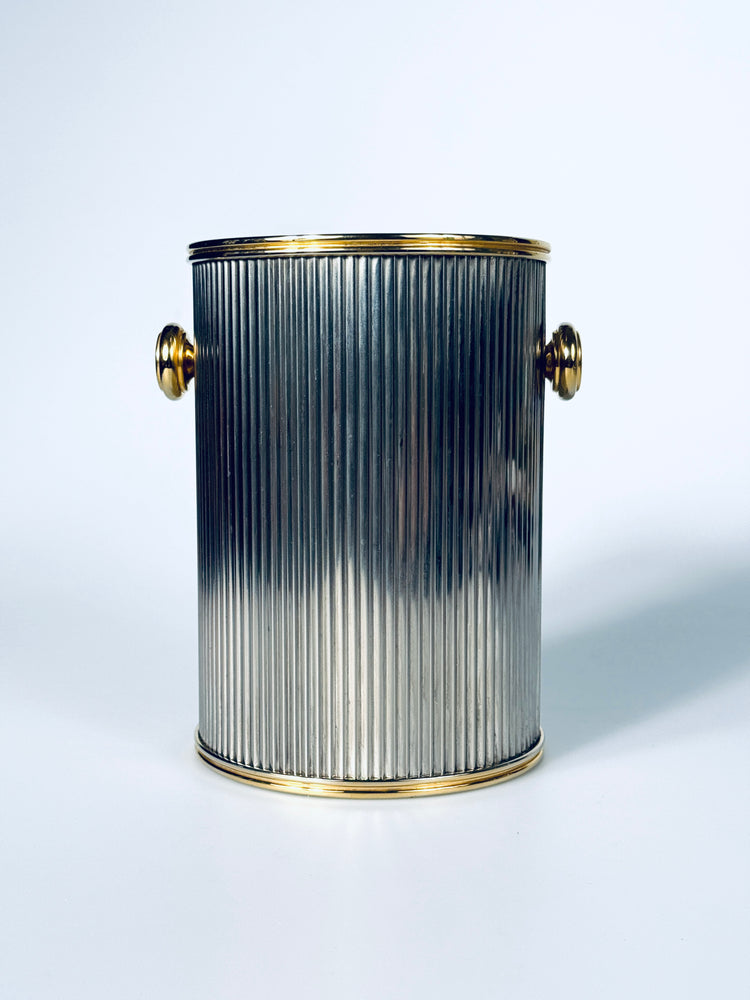 Französischer Weinkühler versilbert Cooler Flaschenkühler 1970er