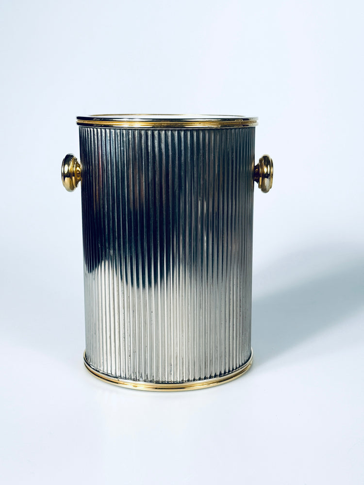 Französischer Weinkühler versilbert Cooler Flaschenkühler 1970er