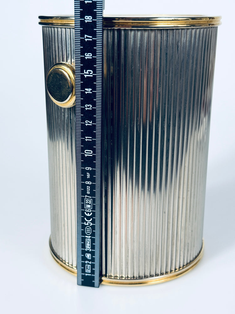 Französischer Weinkühler versilbert Cooler Flaschenkühler 1970er