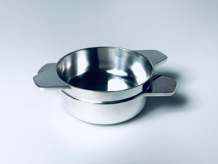 Paar Beilagenschalen Gio Ponti für Berndorf versilbert Schale 1930er