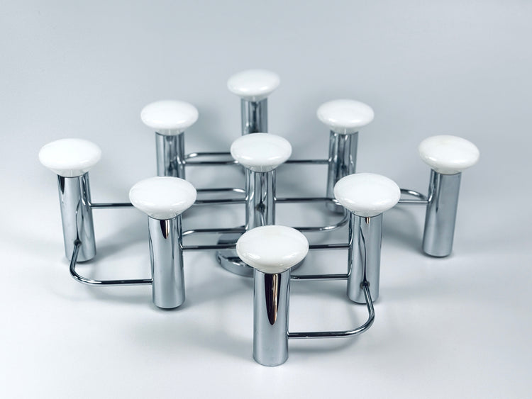 Skulpturale Wandleuchte Deckenleuchte Gaetano Sciolari für Leola 1980er