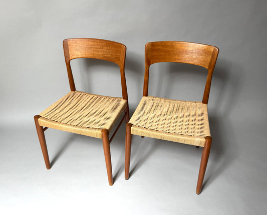 Stühle Kristiansen Teak Danish Design Kjærnulf 1960er