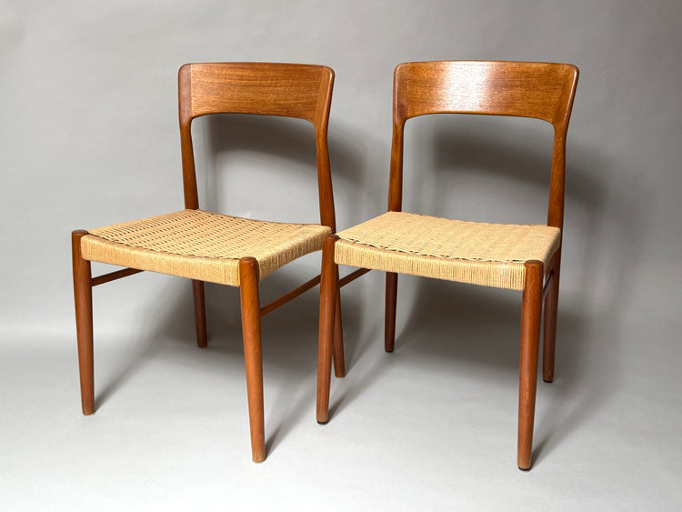 Stühle Kristiansen Teak Danish Design Kjærnulf 1960er