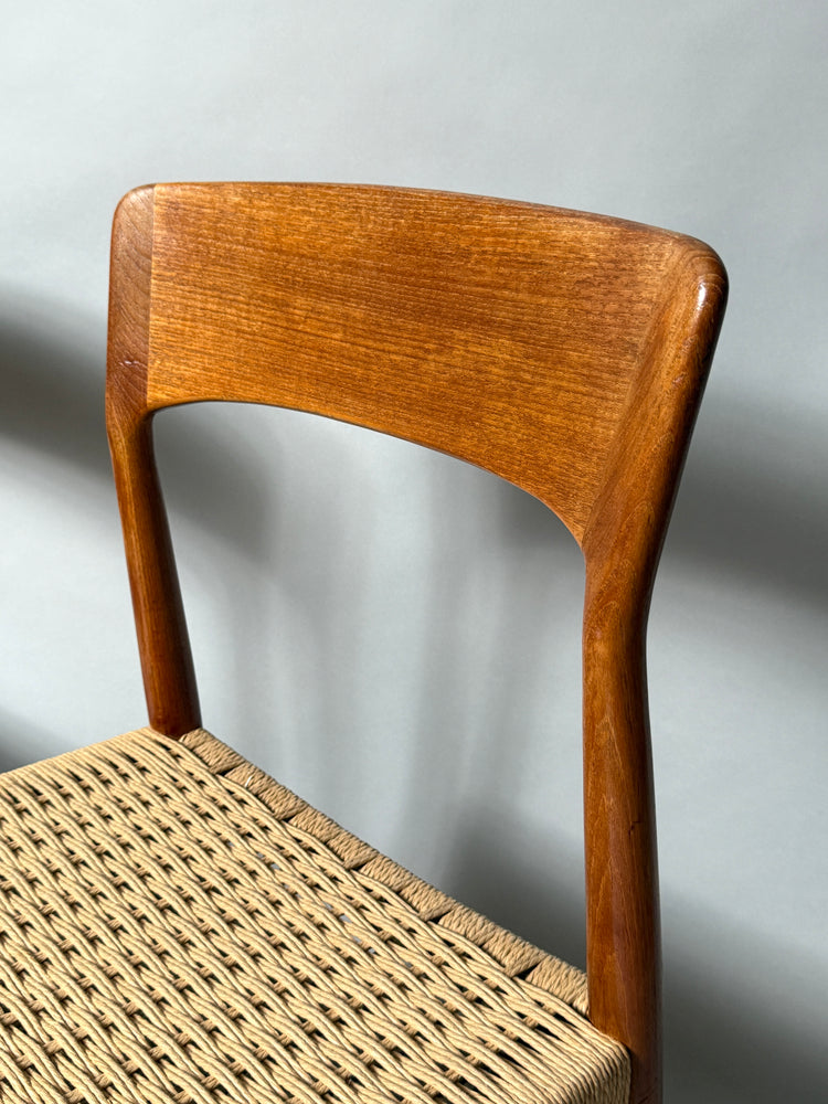 Stühle Kristiansen Teak Danish Design Kjærnulf 1960er