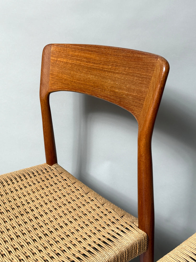Stühle Kristiansen Teak Danish Design Kjærnulf 1960er