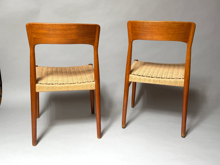 Stühle Kristiansen Teak Danish Design Kjærnulf 1960er
