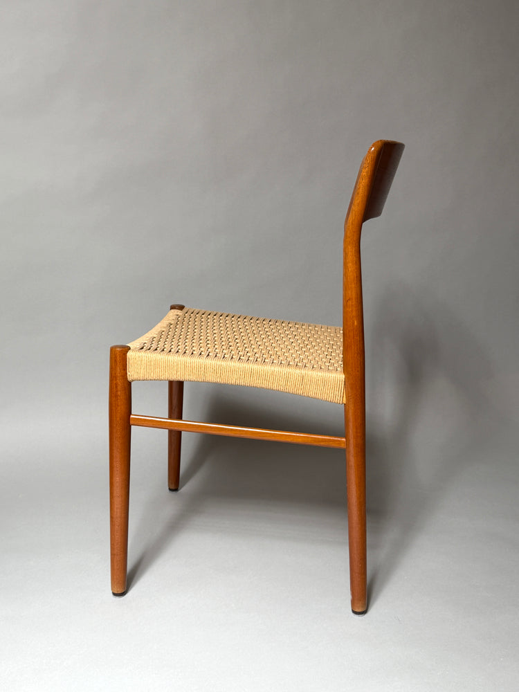 Stühle Kristiansen Teak Danish Design Kjærnulf 1960er