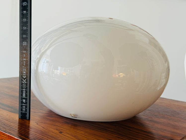 iittala Tischleuchte Lampe Opalglas Finland 90er