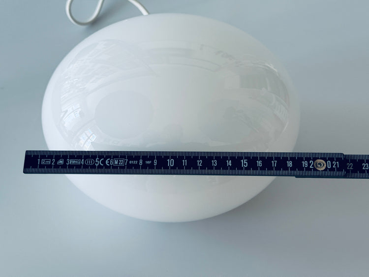 iittala Tischleuchte Lampe Opalglas Finland 90er