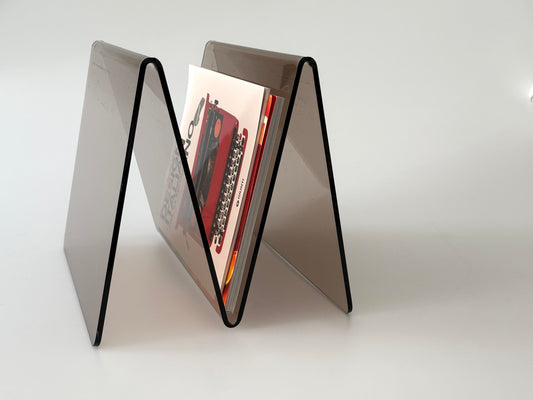 Acryl-/ Plexiglas Zeitungsständer Magazinständer Design 70er