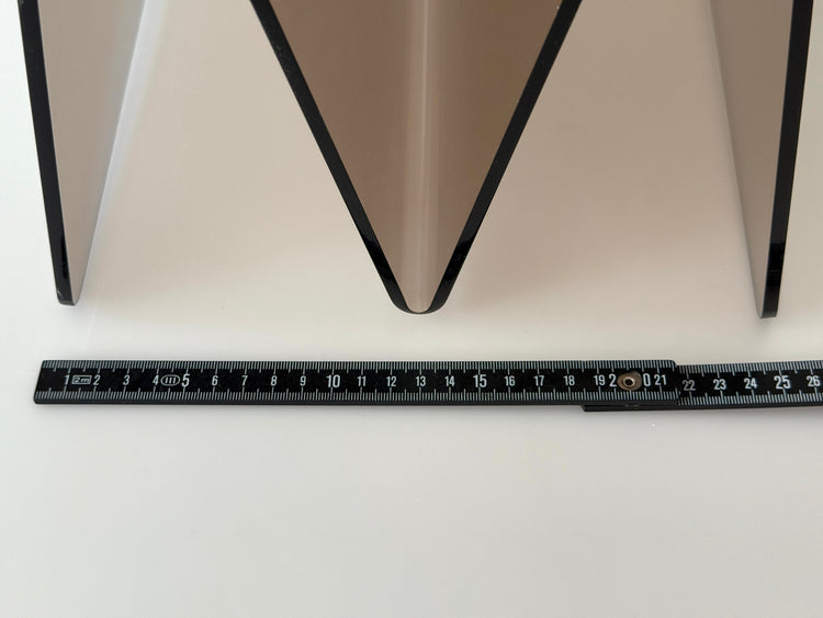 Acryl-/ Plexiglas Zeitungsständer Magazinständer Design 70er