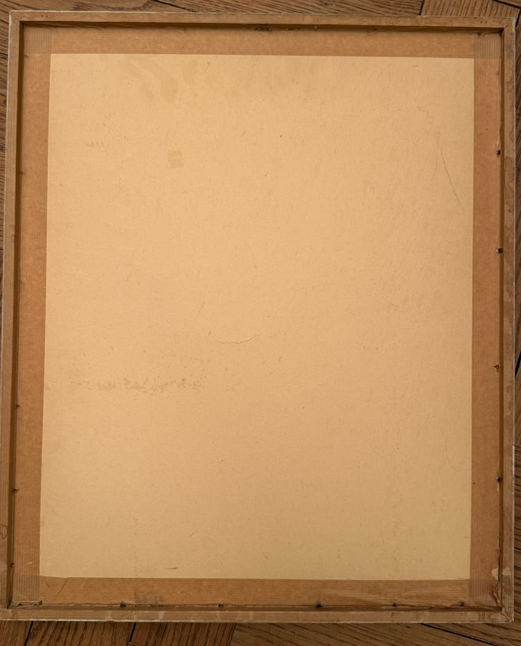 H.O. Müller-Erbach Lithografie 1974 gerahmt