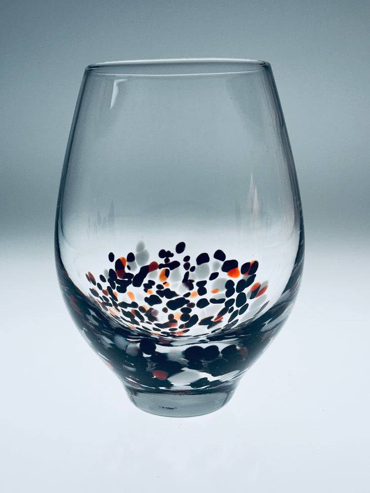 6er Set Weingläser Weinglas Design Johanna Jelinek Handarbeit 1990er Ikea Dots Punkte