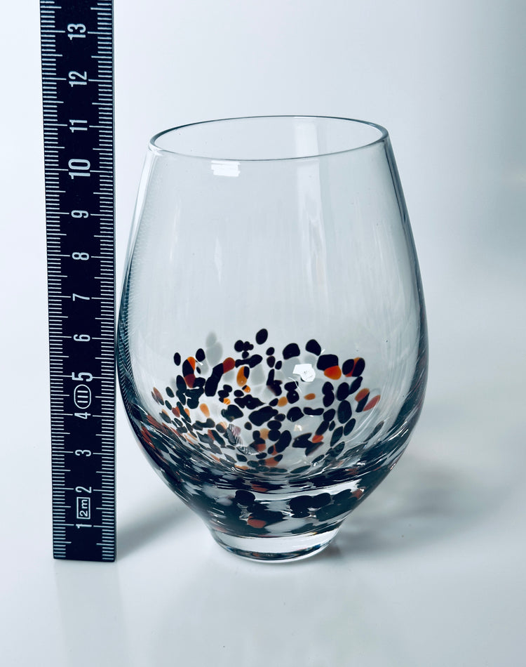 6er Set Weingläser Weinglas Design Johanna Jelinek Handarbeit 1990er Ikea Dots Punkte