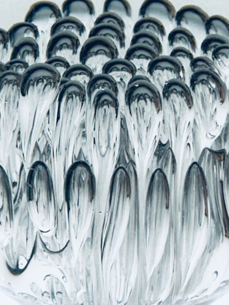 Paperweight Sculpure Rosenthal Michael Boehm signiert Schwefelglas Bubble Space Age Ball Glas Art Glaskunst Feng Shui