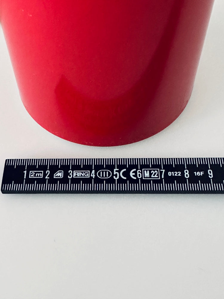 Little Man Lampe lamp Tischleuchte Targetti Sankey Italy 1980er Rot