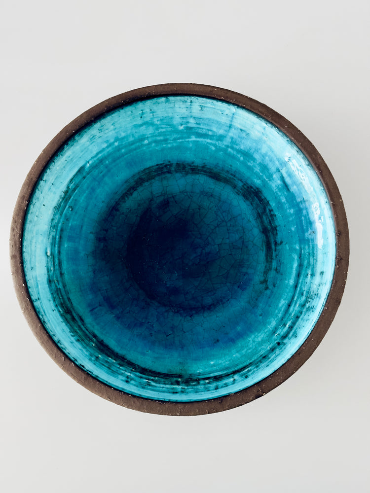 Schale Bowl Westgerman Pottery Studiokeramik Krösselbach 1960er Löffler Brutalist