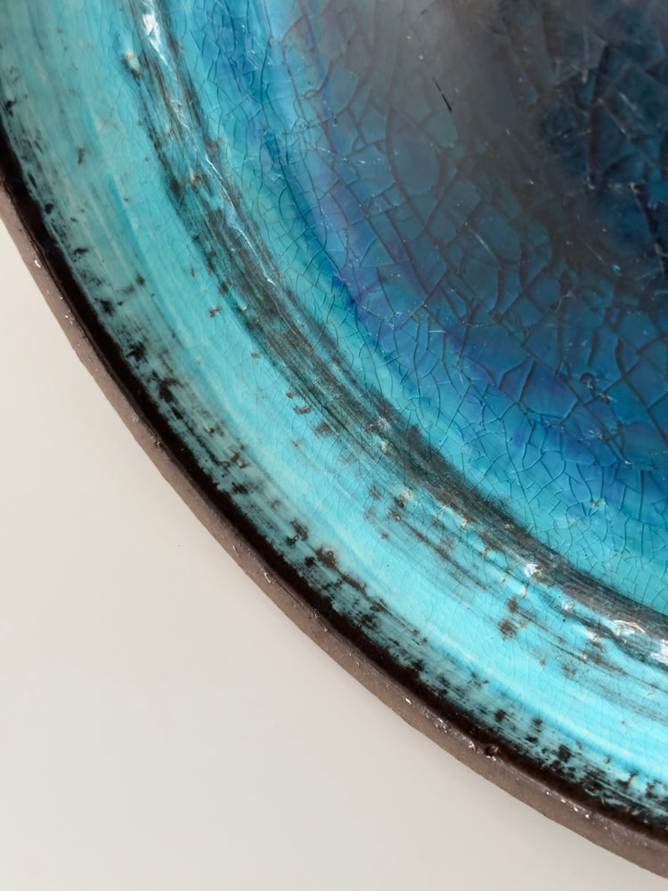 Schale Bowl Westgerman Pottery Studiokeramik Krösselbach 1960er Löffler Brutalist