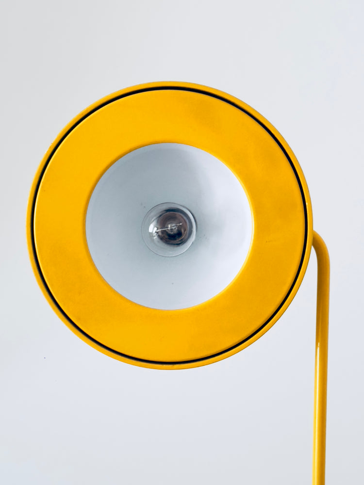 Minikini Lampe Tischleuchte von Barbieri Marianelli für Tronconi 1980er Gelb