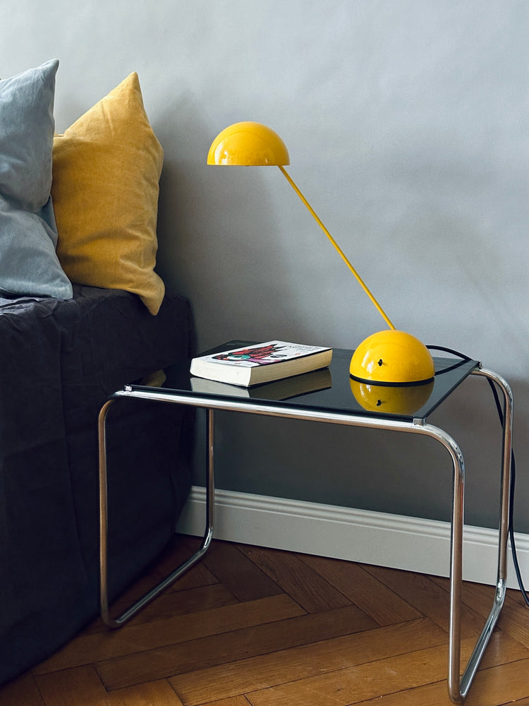 Minikini Lampe Tischleuchte von Barbieri Marianelli für Tronconi 1980er Gelb