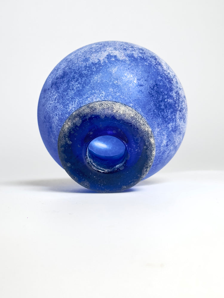 Flakon Moretti Italien 1960er Murano blau Italy vetro murano flacone blu