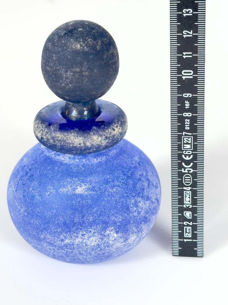 Flakon Moretti Italien 1960er Murano blau Italy vetro murano flacone blu