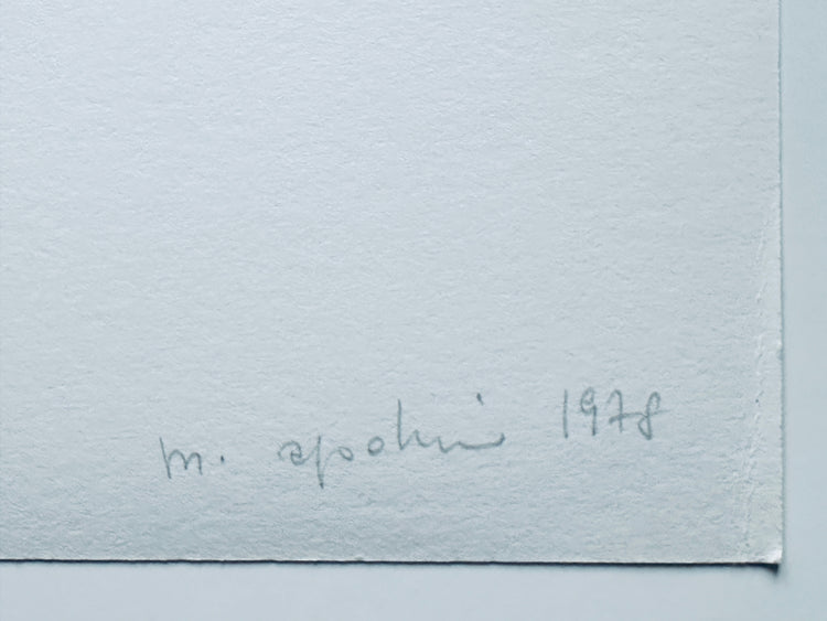 Marina Apollonio Op Art Kinetic Art Print handsigniert 1978