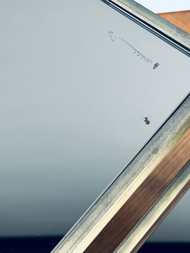 Satztische Messing Spiegel Glas Italien Italy Nesting Tables 1960er