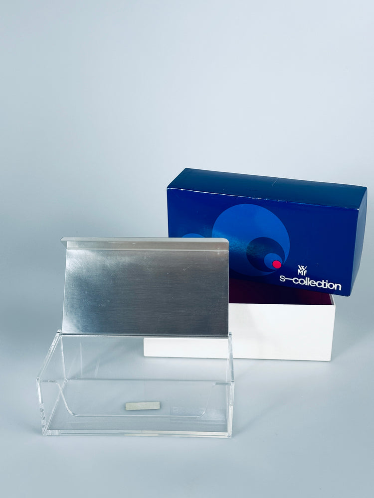 WMF Box Dose Schatulle OVP! S-Collection Schmuckkasten Serviettenbox OVP 1960er