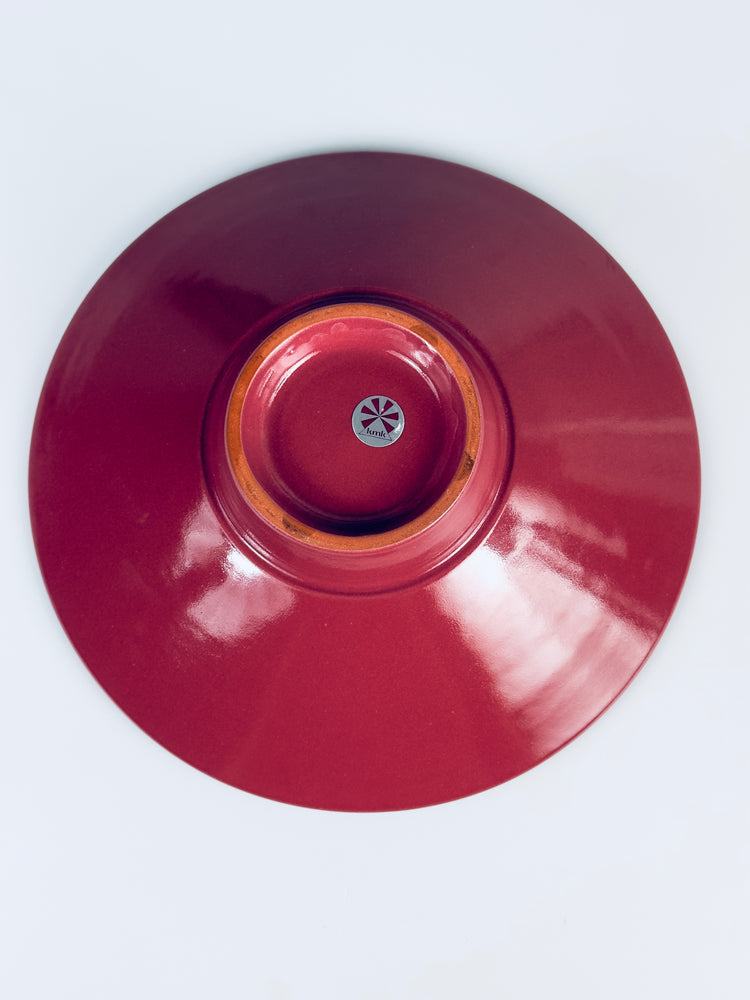 Große Schale Keramik Manufaktur Kupfermühle Obstschale 1980er