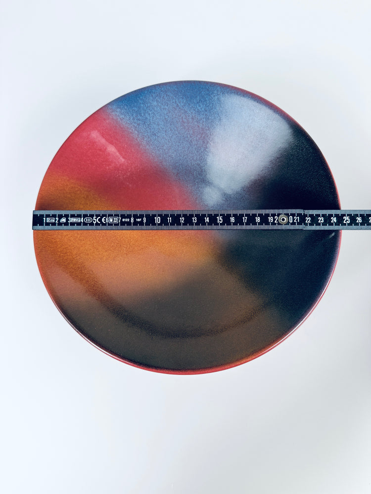 Große Schale Keramik Manufaktur Kupfermühle Obstschale 1980er