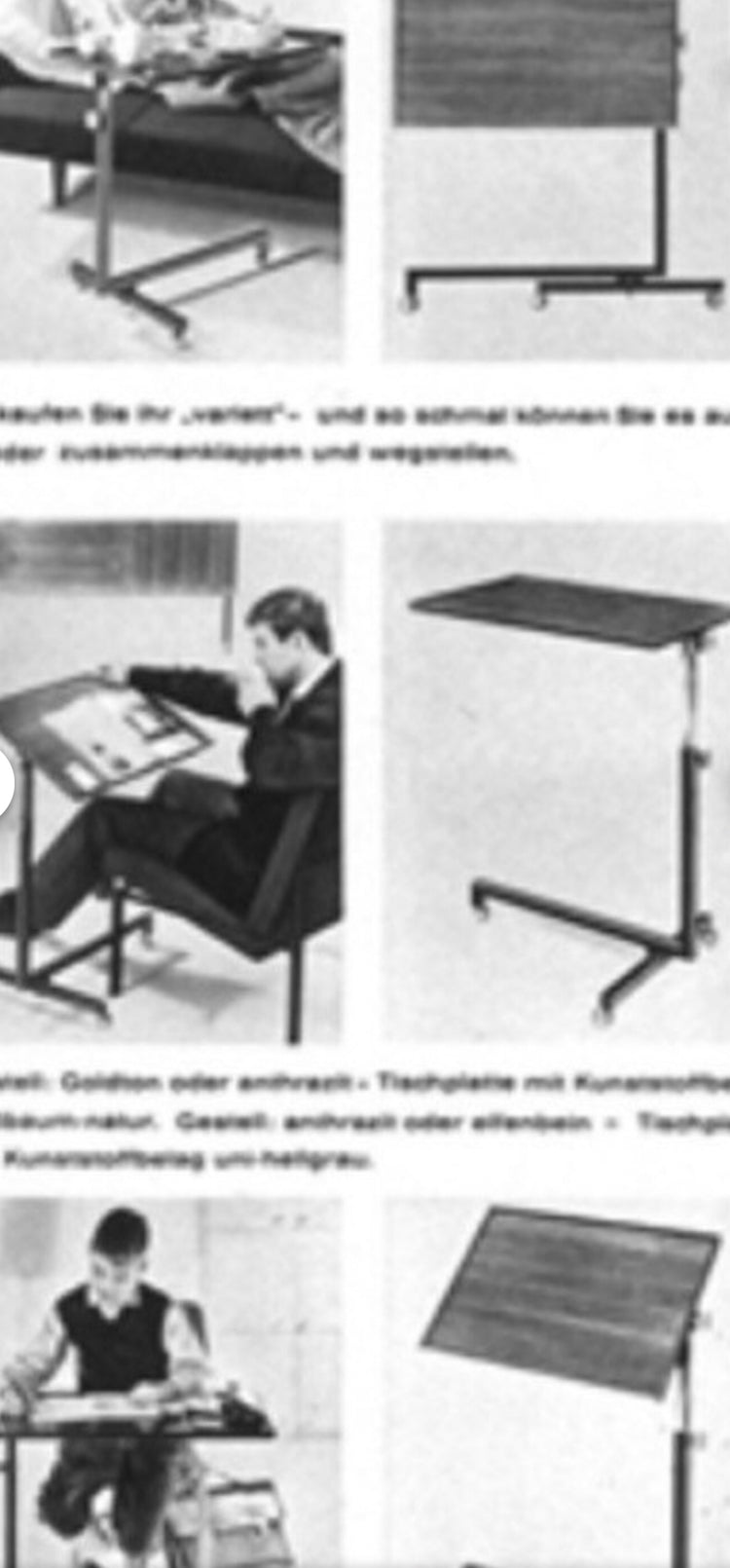 1970er Bremshey Variett Servierwagen ROT Chrom multifunktional Barwagen Teewagen side table