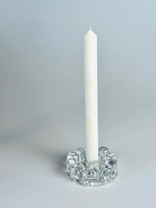 Kerstenständer Rosenthal studio-linie Bubble Glas 1970er schwer Kristallglas